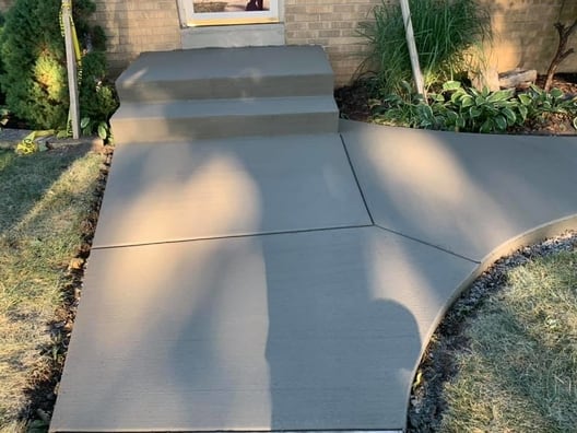 This is a walkway we installed for a customer in San Jose