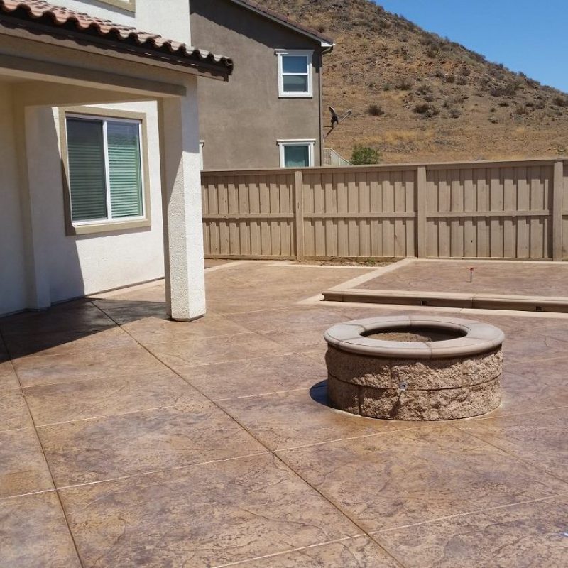 Stamped concrete contractor